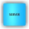 Cedule server – plast (piktogram)