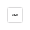 Cedule server | Piktogram (čtverec)