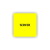 Cedule server | Piktogram (čtverec)