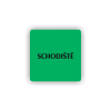 Cedule schodiště | Piktogram (čtverec)