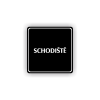 Cedule schodiště | Piktogram (čtverec)