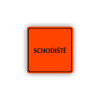 Cedule schodiště | Piktogram (čtverec)