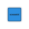 Cedule schodiště | Piktogram (čtverec)