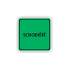 Cedule schodiště | Piktogram (čtverec)