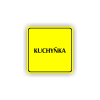 Cedule kuchyňka | Piktogram (čtverec)