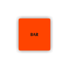 Cedule bar | Piktogram (čtverec)