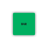 Cedule bar | Piktogram (čtverec)