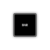 Cedule bar | Piktogram (čtverec)