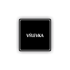 Cedule výlevka | Piktogram (čtverec)