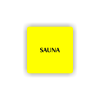 Cedule sauna | Piktogram (čtverec)