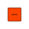 Cedule sauna | Piktogram (čtverec)