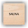 Cedule sauna – plast (piktogram)