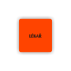 Cedule lékař | Piktogram (čtverec)