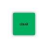 Cedule lékař | Piktogram (čtverec)