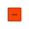Cedule lékař | Piktogram (čtverec)