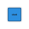 Cedule lékař | Piktogram (čtverec)