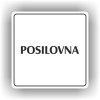 Cedule posilovna – plast (piktogram)