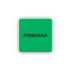 Cedule posilovna | Piktogram (čtverec)