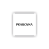 Cedule posilovna | Piktogram (čtverec)