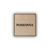 Cedule posilovna | Piktogram (čtverec)
