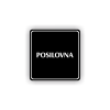 Cedule posilovna | Piktogram (čtverec)