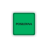 Cedule posilovna | Piktogram (čtverec)