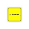Cedule posilovna | Piktogram (čtverec)