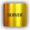 Cedule server – plast (piktogram)
