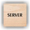 Cedule server – plast (piktogram)