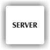 Cedule server – plast (piktogram)