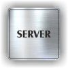 Cedule server – plast (piktogram)