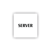 Cedule server | Piktogram (čtverec)