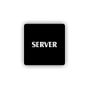 Cedule server | Piktogram (čtverec)