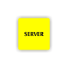 Cedule server | Piktogram (čtverec)