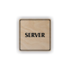Cedule server | Piktogram (čtverec)