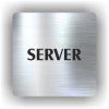 Cedule server – plast (piktogram)