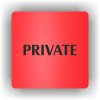 Piktogram - PRIVATE