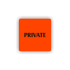 Cedule private | Piktogram (čtverec)