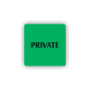 Cedule private | Piktogram (čtverec)