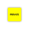 Cedule private | Piktogram (čtverec)