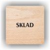 Cedule sklad – plast (piktogram)
