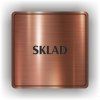 Cedule sklad – plast (piktogram)