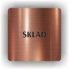 Cedule sklad – plast (piktogram)