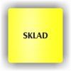 Cedule sklad – plast (piktogram)