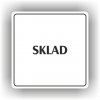 Cedule sklad – plast (piktogram)