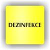 Cedule dezinfekce – plast (piktogram)