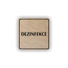 Cedule dezinfekce | Piktogram (čtverec)