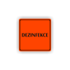 Cedule dezinfekce | Piktogram (čtverec)