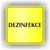 Cedule dezinfekce – plast (piktogram)