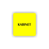 Cedule kabinet | Piktogram (čtverec)